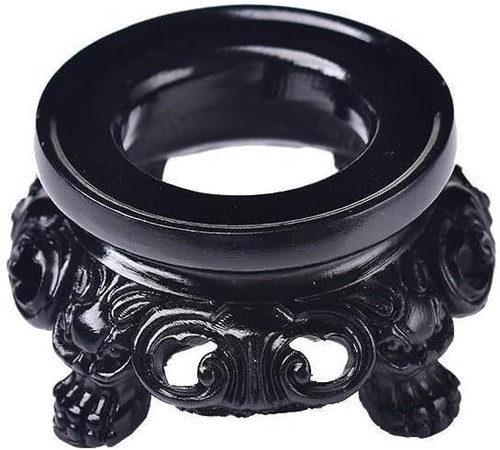 Black wooden display - stand, for